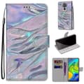 Kryss tekstur deksel for Xiaomi Redmi Note 9 / 10x 4g Fluorescerende vann tekstur TWXG
