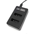 Miniatyrbilde 3 av 4: For Sony NP-BX1 Smart LCD Display USB Dobbeltlader