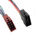 Miniatyrbillede 3 af 5: ISO Radio Ledningsnet Stik Adapter Han til Hun 16 Pin ISO Hun Radio Receiver Kabel