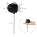 Miniatyrbillede 4 af 5: USB LED Farverig Roterende Scene Lys Krystal Magisk Kugle Party DJ Disco KTV Lampe