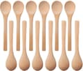 30 stycken mini träskedar små soppskedar serveringsskedar trä honung