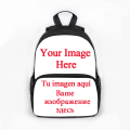 Miniatyrbild 1 av 5: Gothic Bat Ghost Vampire Printing Skolväskor för barn Pojkar Flickor Laptop Ryggsäckar Dagis Skolväska Bokväskor Present style 1
