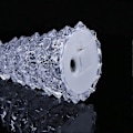 Miniatyrbilde 4 av 5: 4 stk. LED-belyste juletre akryl fargerik festlig borddekor yu