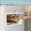 Pikkukuva 2 / 5: 4 kpl suuria magneettiklipsiä, raskaaseen käyttöön tarkoitetut magneettiklipsit, erittäin suuret klipsimagneetit, jääkaappimagneettiklipsit, vahvat magneettiklipsit Whitedi Man Jiaboardille, Ref