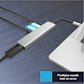 Miniatyrbilde 2 av 5: Usb C Hub-dongle, 6-i-1 Usb C til Hdmi Multiport Adapter Sd Kortleser A