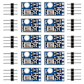 Miniatyrbild 1 av 5: 10 st AHT10 Högprecisions Digital Temperatur- och Luftfuktighetssensor Mätmodul I2C Kommunikation