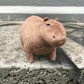 Pikkukuva 5 / 5: Sarjakuva Capybara Pehmolelut Pehmonukke Pehmotyyny Kodinsisustus lapsille Lahjat