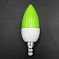 Miniatyrbillede 5 af 5: E14 LED Farve Lysestage Pære, Farve Lysestage Lys, Grøn (sammenfiltring)