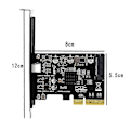 Miniatyrbild 5 av 5: USB PCIE-kort Typ C PCI- 4X till USB 3.2 Gen 2X2 (20Gbps) ASM3242 Chipset för Windows 8/10/Linux