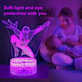 Miniatyrbillede 2 af 4: Yooei Natlampe til Børn Cool Gaver 3D Illusion Lampe Med 16 Farveskift Med Fjernbetjening Børns Sengelampe Legetøj Til 3 4 5 6 7 8 År Gamle Drenge