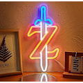 Miniatyrbild 1 av 5: Alien Neonskylt Alien - Alien Neonljus 37 x 45 cm LED Neonskyltar För Väggdekor - USB-driven LED Skylt För Sovrumsvägg