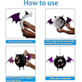 Pikkukuva 4 / 5: Halloween Aavepaperilyhdyt 3D Taitettavat Hunajakennolyhtykoristeet bd