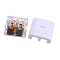 Miniatyrbilde 3 av 4: Cat5e Rj45 Keystone Jacks Modul Kobling Ethernet For Veggplate Patch Panel
