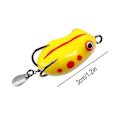 Miniatyrbillede 4 af 5: Fiskelokke Fiskekrog Mini Frø Blød Agn Fiskegrej Tilbehør