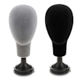 Miniatyrbillede 2 af 5: Base Plade Styrofoam Mannequin Hoved Model Parykker Huer Briller Display Stand Holder