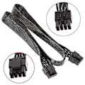 Miniatyrbillede 3 af 5: CPU 8-polet til 4+4-polet ATX Strømforsyningskabel 8-polet til 8-polet til For og Så Videre Modulær Strømforsyning