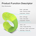 Miniatyrbild 3 av 5: Scrollningsring Fjärrkontroll Bluetooth Sida Vändare Klicker med Digitalt Laddningsfodral för IOS Android Telefon