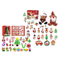 Pikkukuva 4 / 5: Joulun adventtikalenteri Söpöt ankat dinosaurukset set lapsille Joulun joululelut yllätyslahjoiksi style 3