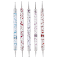Miniatyrbillede 2 af 5: 5 stk. Negle Dotting Pen Hjemmesalon Bærbar DIY Neglekunst Dotting Værktøj Manicure Værktøj