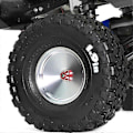 Miniatyrbild 3 av 5: 4 st/set 1,9 tums retro spegelhjulnav i metall för SCX10 -4 RC bilmodifieringstillbehör Universal Silver B