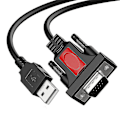 Miniatyrbild 1 av 5: USB till RS232, 9-pin USB-kabelkonverterare för routrar Windows 10/8/7 A