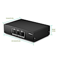 Pikkukuva 4 / 5: 3-suuntainen Rgb-komponentti Av-kytkin Video Audio Valitsin 3 sisään 1 ulos Ypbpr-komponentti Rgb-kytkinrasia F