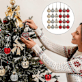 Miniatyrbilde 2 av 4: Juledekor Juleanheng Knusesikre Julekuler Julekuler Ornament Juletrepynt Festanheng-ZZY
