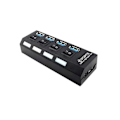 Pikkukuva 5 / 5: Usb 3.0 Virtalähde 4 Porttia Multi Usb Splitter Hub 3.0usb Hub 50cm Kaapeli Hub Telakointiasema Eu P