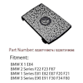 Pikkukuva 3 / 5: 2x For - F20 F30 F31 E84 E87 3-sarjan Takana oleva Lapsen Ankkurointi Isofix-Peite 52207319686