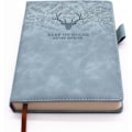 Miniatyrbillede 1 af 5: Klassisk Linjeret Notesbog Hardcover Dagbog Perfekt til Kontor Hjem Skole Forretning Skrivning og Noter (Lyseblå)