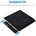 Miniatyrbilde 5 av 5: PS4 Kjølevifte, USB Ekstern Kjøler 5 Vifte Temperaturkontroll Kjølevifter for PS4 Spillkonsoll