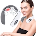 Pikkukuva 1 / 5: Tflycq Smart Neck Hierontalaite, Niska Hierontalaite, Sähköinen Pulse Neck Hierontalaite, Smart Massager, Sähkömagneettinen Pulse Neck Hieronta lämmitystoiminnolla Sui