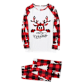Miniatyrbild 1 av 3: Jul familj matchande pläd pyjamas Set Älg Print Jul hem kläder Women 2XL