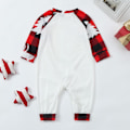 Pikkukuva 2 / 3: Hyvää joulua Perheen ruudullinen print Pyjamas Lounge Wear Baby M