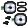 2 stk. USB-oppladbart lys kompatibelt med LED-lue, utskiftbar hodelykthette DIY-lue lys co