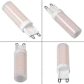 Miniatyrbild 3 av 5: G9 Flam Lampa LED Glödlampa 0.5w PC Keramisk Färg 10lm 36*2835 Smd Ac 220-240v 1300-1700k 360 Grader [Energiklass A] 4-pack