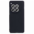 Miniatyrbild 1 av 5: Kompatibelt Skal för OnePlus 12 5G - Hudliknande Gummerad PC Stöttåligt Mobilskal Black