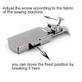 Miniatyrbild 4 av 5: Sömnadsguide, multifunktionellt fast mätverktyg för symaskin - ZZY