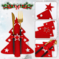 Miniatyrbild 3 av 5: Julbordsbestickspåse, 8 Delar, Julgransbestickhållare, Julbestickspåsedekorationer, Julbestickhållare, för Juldekoration