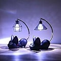Miniatyrbilde 3 av 5: Resin Kattemønsterlampe Kreativ Nattlys Nattbordslamper For Lesing (trådskjerm)