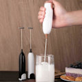 Miniatyrbilde 3 av 5: Svart eggpisker for smoothies, kaffe, melkeskum, mat, eggpisker