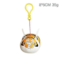 Miniatyrbillede 3 af 5: Jeg Er Ikke Fed Tiger Flyvende Tiger Nøglering Vedhæng, Strækker Sig Vil Flyve Vinger
