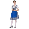 Pikkukuva 3 / 5: Nopea toimitus naisten saksalaiset Dirndl-puvut Baijerin Oktoberfest Halloween-karnevaaliin Blue XL