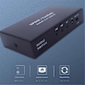 Miniatyrbilde 2 av 5: Optisk bryter med 2-veis Spdif Toslink optisk digital lydsplitter 3 inn 1 ut med IR fjernkontrollbryter