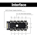 Miniatyrbillede 2 af 5: 3-Pin 5V ARGB Controller, 1 til 11 Porte ARGB-HUB 12 Vejs 5V 3-Pin RGB LED Splitter Hub med SATA Port Support. Magisk Tape og Skruemontering