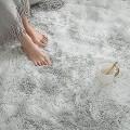 Miniatyrbild 4 av 5: Tflycqsoft Modern inomhus Shaggy 4x6,6 matta för sovrum Vardagsrum Sovsal Barnrum Hemdekorativt, halkfritt plysch fluffigt lurvigt pälsområde Mattor Bekväm sjuksköterska