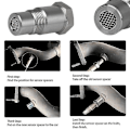 Miniatyrbillede 4 af 5: Bil Cel Fix Check Engine Light Eliminator Adapter - Oxygen O2 Sensor M18x1.5 Til Off Road 2 stk