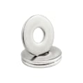 Miniatyrbillede 2 af 3: Metal Skiver M6, Flade Skiver 50 Stk, Rustfri Stål Skive M6 X 18mm, Skive I 304 Rustfrit Stål Din9021 / Iso7093