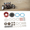 Miniatyrbilde 3 av 5: 2024-RC Differensialgirboks Deksel Aluminium Legering Girboksdeksel Erstatning for ARRMA 1/7 1/8 Serie SZRH