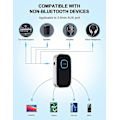 Miniatyrbillede 2 af 4: [2022 Opgraderet Bluetooth-modtager, Støjreducerende Bluetooth-biladapter, 16 timers standby Aux Bluetooth-modtager til HiFi bilradio/bilstereo/hjemmestereo